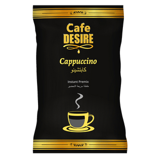 Cappuccino Premix (1Kg) | Makes 80 Cups | 3 in 1 | Milk not required | For Manual Use - Just add Hot Water | Suitable for all Vending Machines | Vanilla Flavoured - Cafe Desire Cafe Desire My Cafe Desire Cappuccino Premix (1Kg) | Makes 80 Cups | 3 in 1 | Milk not required | For Manual Use - Just add Hot Water | Suitable for all Vending Machines | Vanilla Flavoured