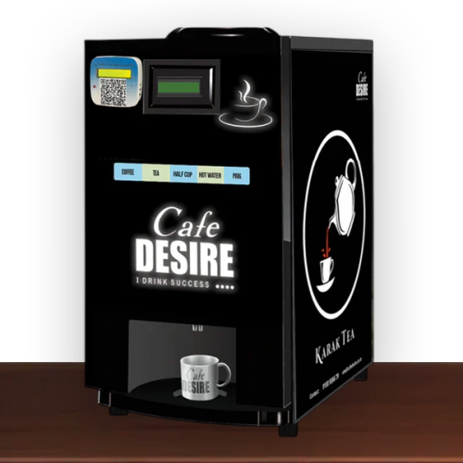 Double Option LED QR Vending Machine