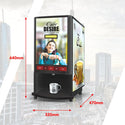 Coffee Machine 4 Lane | Four Beverage Options | Fully Automatic Tea & Coffee Vending Machine | For Offices, Shops and Smart Homes | Make 4 Varieties of Coffee Tea with Premix | No Milk, Tea, Coffee Powder Required - Cafe Desire Cafe Desire My Cafe Desire Coffee Machine 4 Lane | Four Beverage Options | Fully Automatic Tea & Coffee Vending Machine | For Offices, Shops and Smart Homes | Make 4 Varieties of Coffee Tea with Premix | No Milk, Tea, Coffee Powder Required
