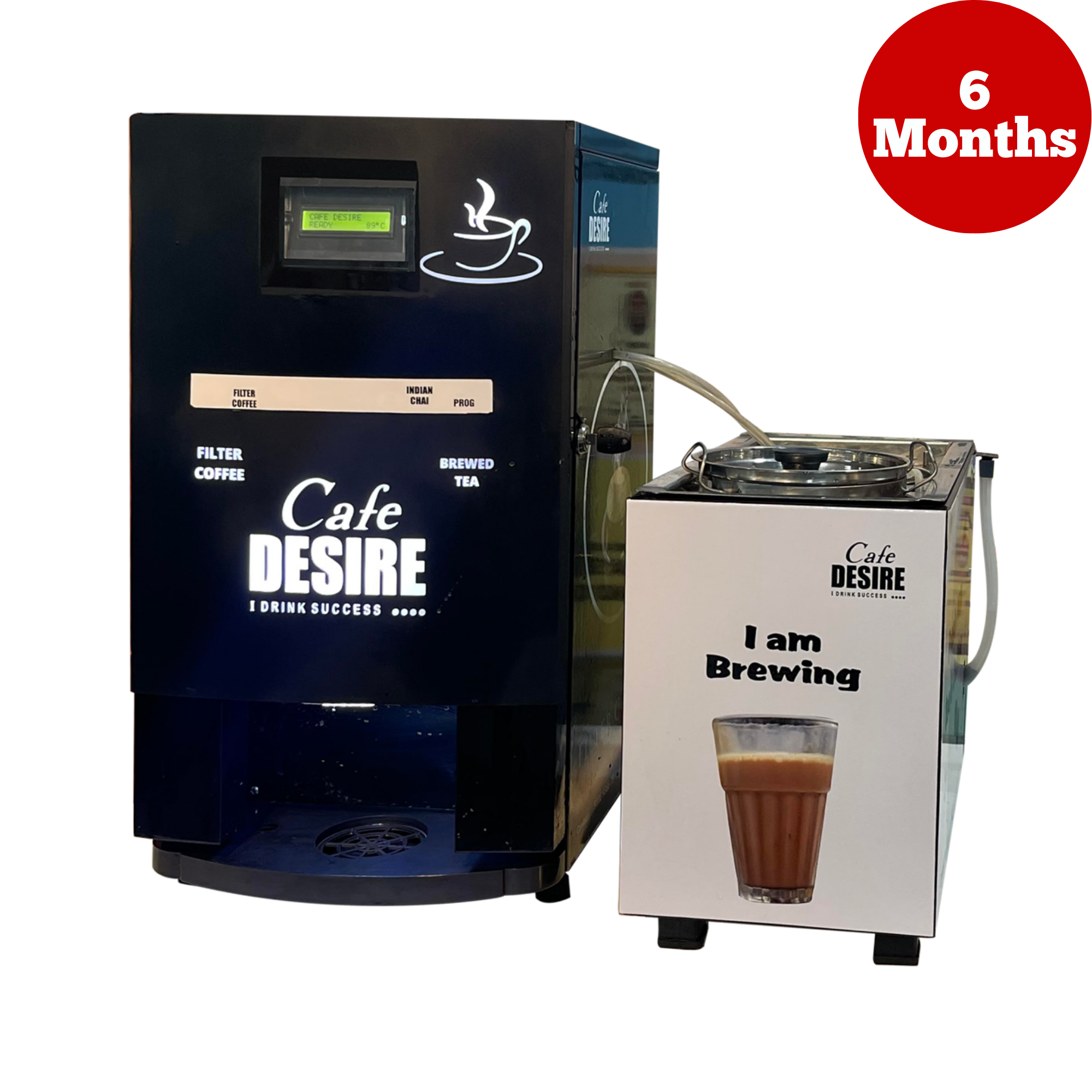 Rental Option - Filter Coffee Indian Chai Vending Machine | Made with Fresh Milk