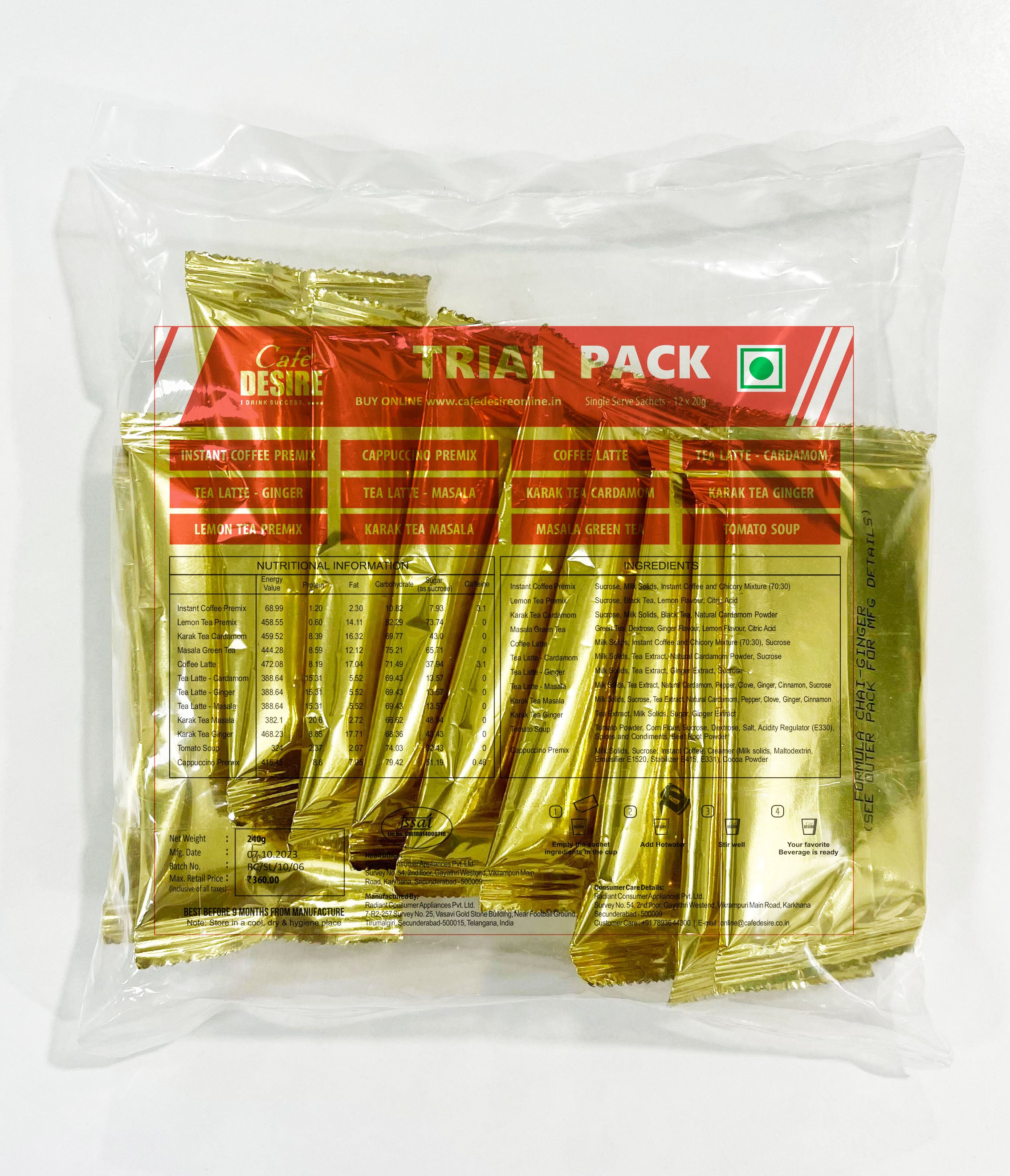 Easy Trial Pack - 12 Beverages