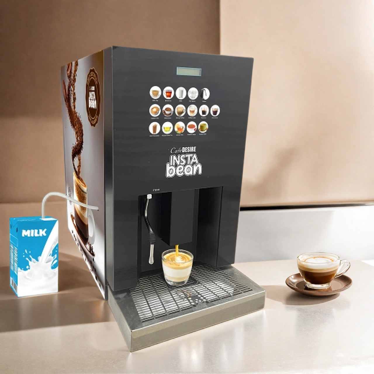 Fresh milk coffee vending machine hotsell