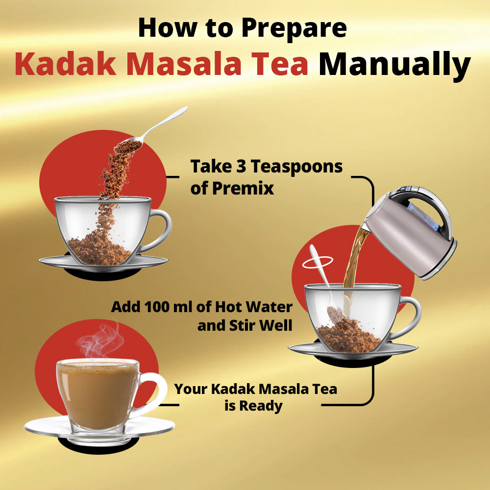 Kadak Masala Tea Premix - 1Kg