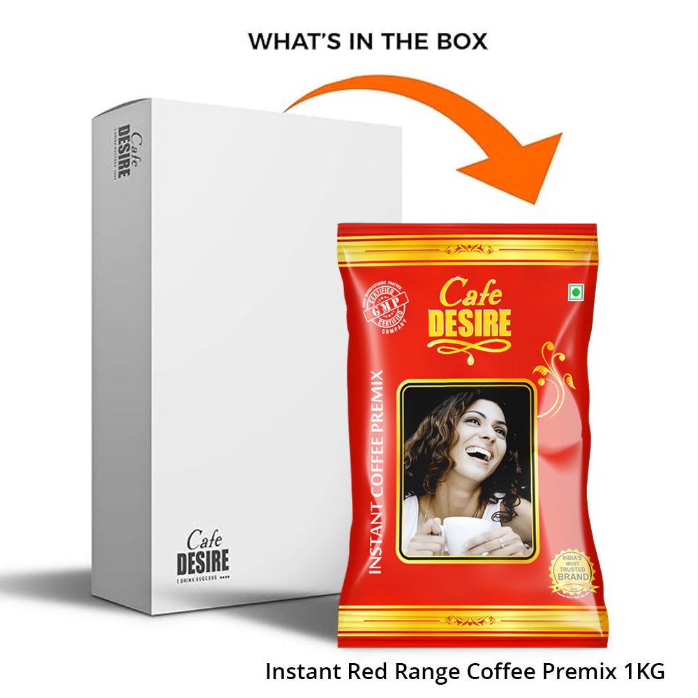 Coffee Instant Premix - 1Kg - Red Range Economy Blend