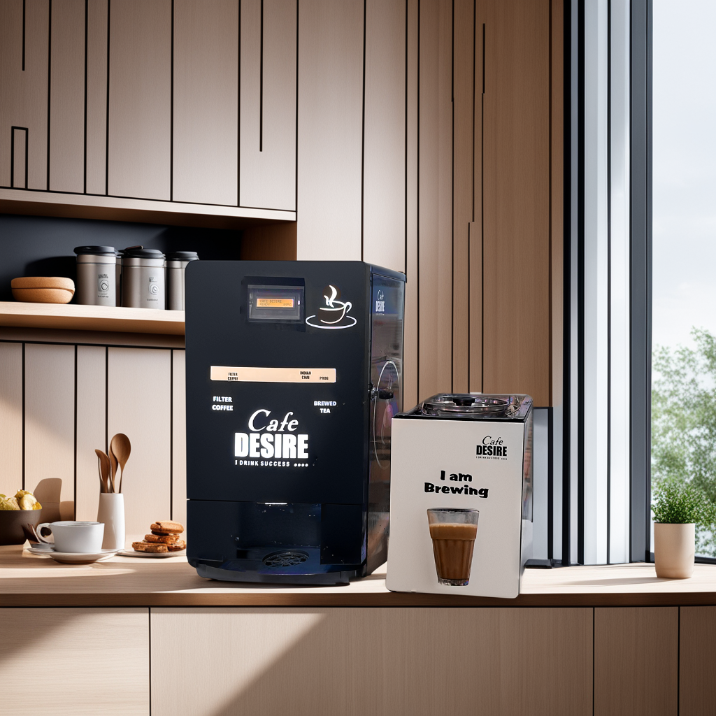 Rental Option - Filter Coffee Indian Chai Vending Machine | Made with Fresh Milk