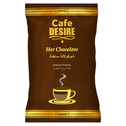 Hot Chocolate Premix (1Kg) | Makes 80 Cups | Milk not required | Premium Cocoa Powder, Drinking Chocolate | For Manual Use - Just add Hot Water | Suitable for all Vending Machines - Cafe Desire Cafe Desire Cafe Desire Hot Chocolate Premix (1Kg) | Makes 80 Cups | Milk not required | Premium Cocoa Powder, Drinking Chocolate | For Manual Use - Just add Hot Water | Suitable for all Vending Machines