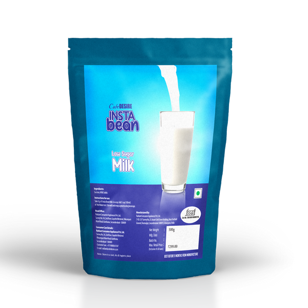 Insta Bean Low Sugar Milk - 500g - Cafe Desire Cafe Desire Cafe Desire Insta Bean Low Sugar Milk - 500g