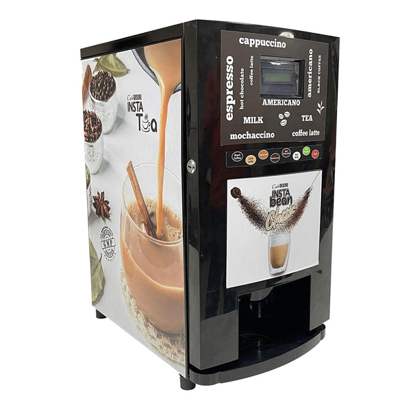 Insta Bean Classic Coffee Vending Machine | 8 Options | Espresso Black Coffee, Coffee Latte, Cappuccino, Mochaccino, Hot Chocolate, Hot Milk, Instant Tea, Instant Coffee | For Smart Offices, Shops, Hotels, Restaurants and Home