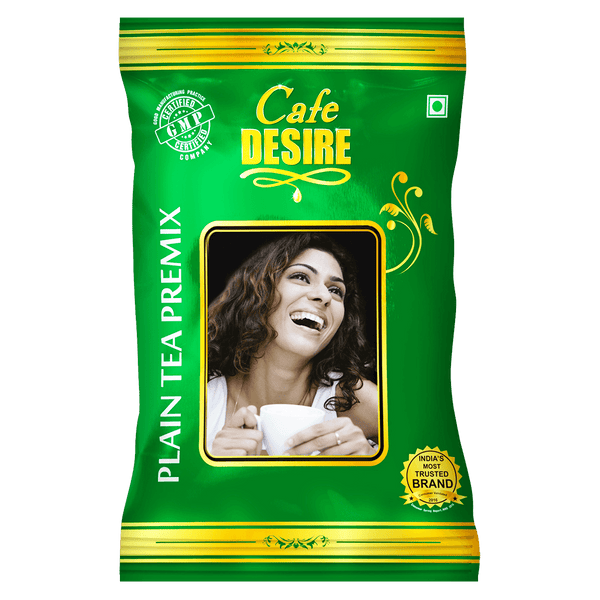 Instant Plain Tea Premix (1 Kg) | 3 in 1 Tea | Milk not required | Rich taste as Home-made | Manual use - Just add Hot Water | Suitable for all Vending Machines | Makes 90 cups per KG - Cafe Desire Cafe Desire My Cafe Desire Instant Plain Tea Premix (1 Kg) | 3 in 1 Tea | Milk not required | Rich taste as Home-made | Manual use - Just add Hot Water | Suitable for all Vending Machines | Makes 90 cups per KG