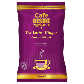Tea Latte - Ginger Premix (500g) | No Added Sugar | Milk not required | Ginger Tea | For Manual Use - Just add Hot Water | Suitable for all Vending Machines - Cafe Desire Cafe Desire Cafe Desire Tea Latte - Ginger Premix (500g) | No Added Sugar | Milk not required | Ginger Tea | For Manual Use - Just add Hot Water | Suitable for all Vending Machines